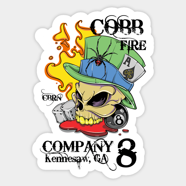 Cobb County Fire Station 8 Sticker by LostHose